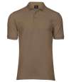 TJ1405 Tee Jays Mens Luxury Stretch Polo wood colour image